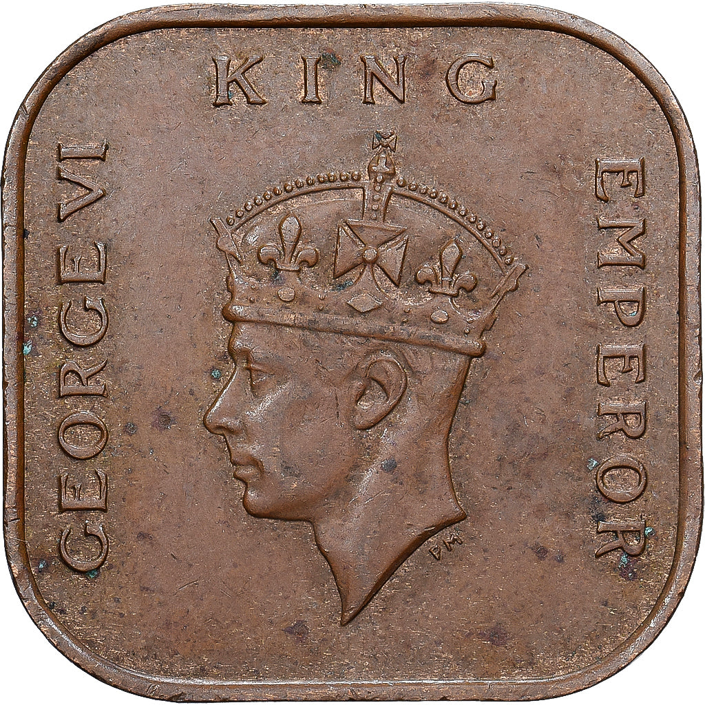 Malaisie péninsulaire, Cent, 1940, Bombay, Bronze, TTB, KM:6