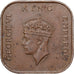 Malaisie péninsulaire, Cent, 1940, Bombay, Bronze, TTB, KM:6