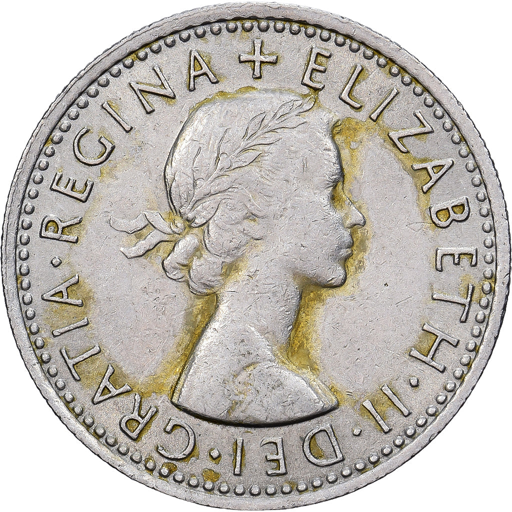 Great Britain, Elizabeth II, 6 Pence, 1967, Copper-nickel, EF(40-45), KM:903