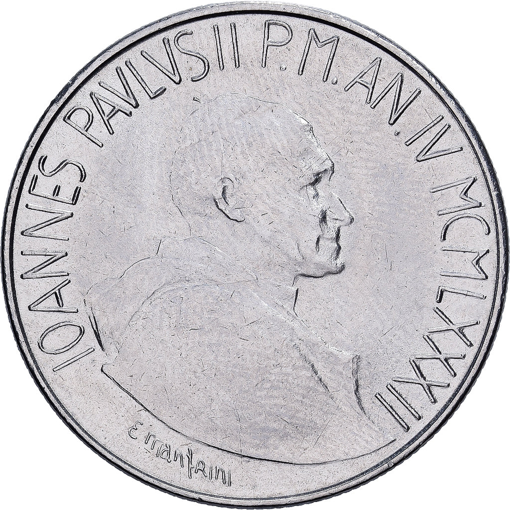 CITTÀ DEL VATICANO, 100 Lire, 1982, Rome, FDC, Nichel, BB+