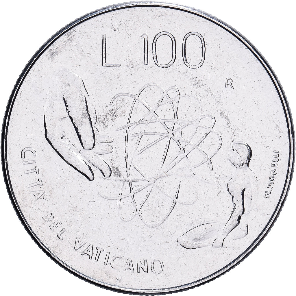 Vatican, John Paul II, 100 Lire, 1983, Rome, FDC, Stainless Steel, AU(55-58)