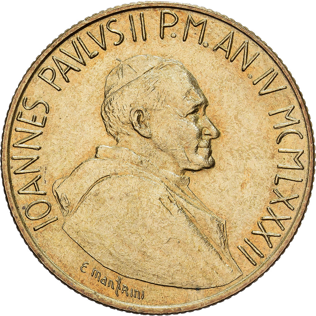 PAŃSTWO WATYKAŃSKIE, John Paul II, 200 Lire, 1982 (Anno IV), Rome