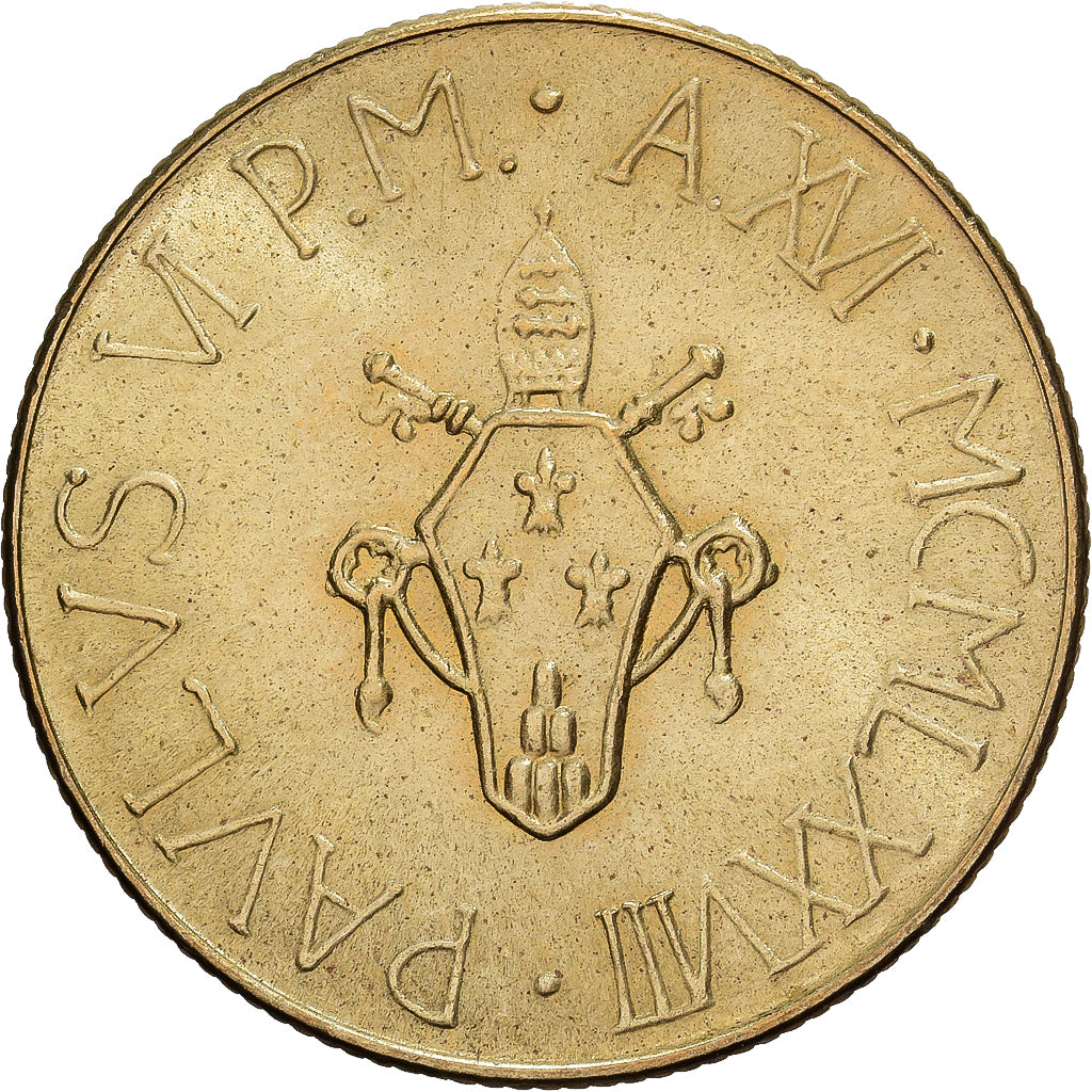 PAŃSTWO WATYKAŃSKIE, 200 Lire, 1978, Rome, Aluminium-Brąz, EF(40-45), KM:138