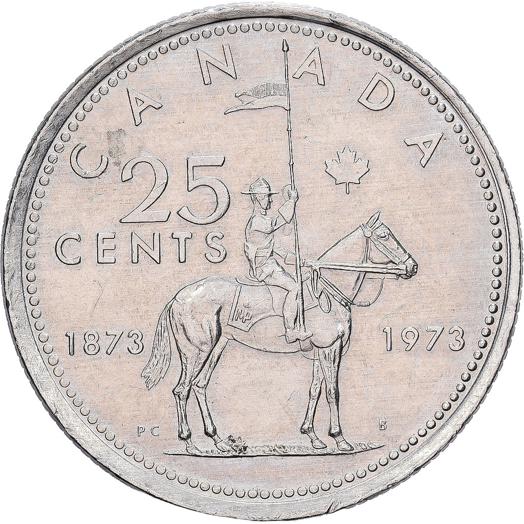 Canada, Élisabeth II, 25 Cents, 1973, Royal Canadian Mint, Nickel, TTB+