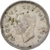 Münze, Südafrika, George VI, 3 Pence, 1952, SS, Silber, KM:35.2