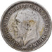 Reino Unido, George V, 3 Pence, 1932, London, Plata, MBC, KM:831