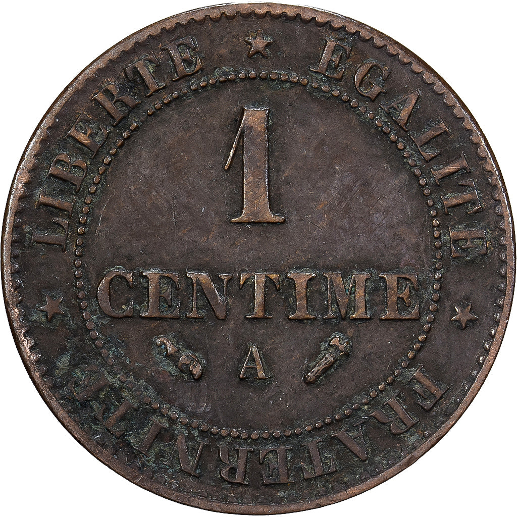 France, Centime, Cérès, 1886, Paris, Bronze, TTB, Gadoury:88, KM:826.1