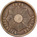 Peru, SOUTH PERU, 2 Centavos, 1879, Miedź lub Brąz, EF(40-45), KM:188.2