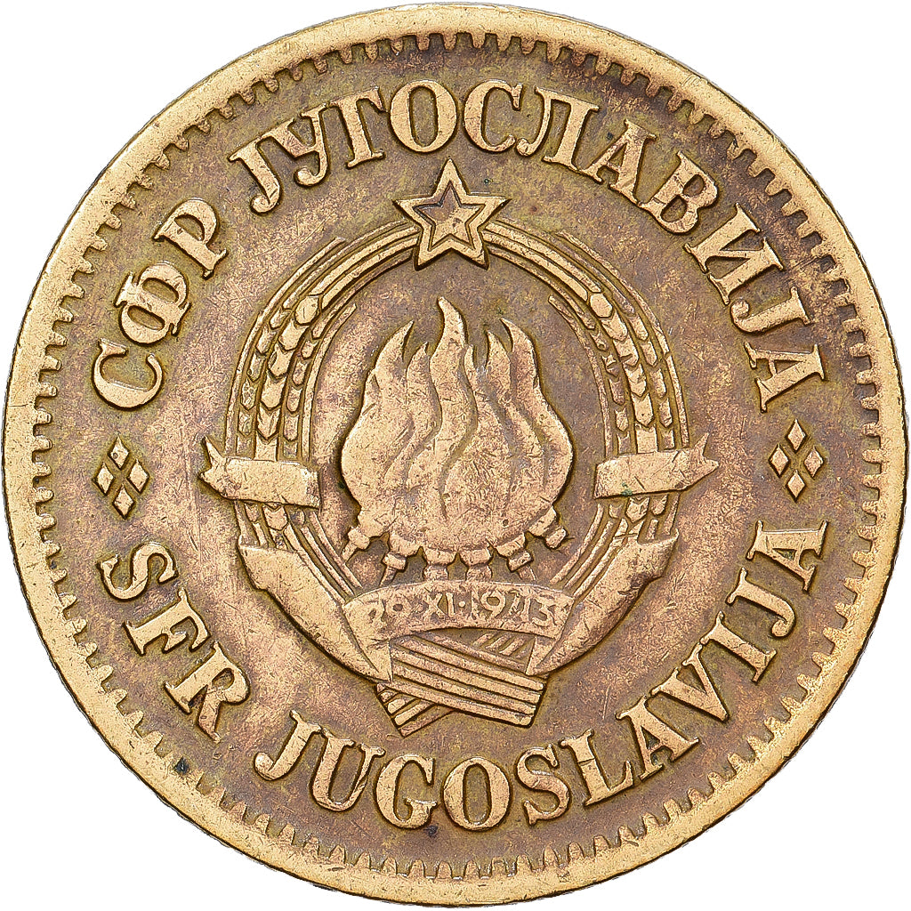 Coin, Yugoslavia, 20 Para, 1965, EF(40-45), Brass, KM:45