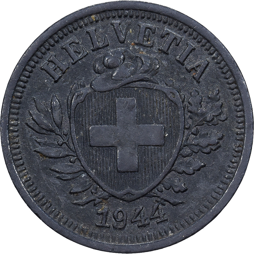 Switzerland, Rappen, 1944, Bern, Zinc, EF(40-45), KM:3a