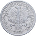 Pologne, 2 Zlote, 1959, Warsaw, Aluminium, TB+, KM:46