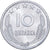 Moneta, Albania, 10 Qindarka, 1969, SPL, Alluminio, KM:45