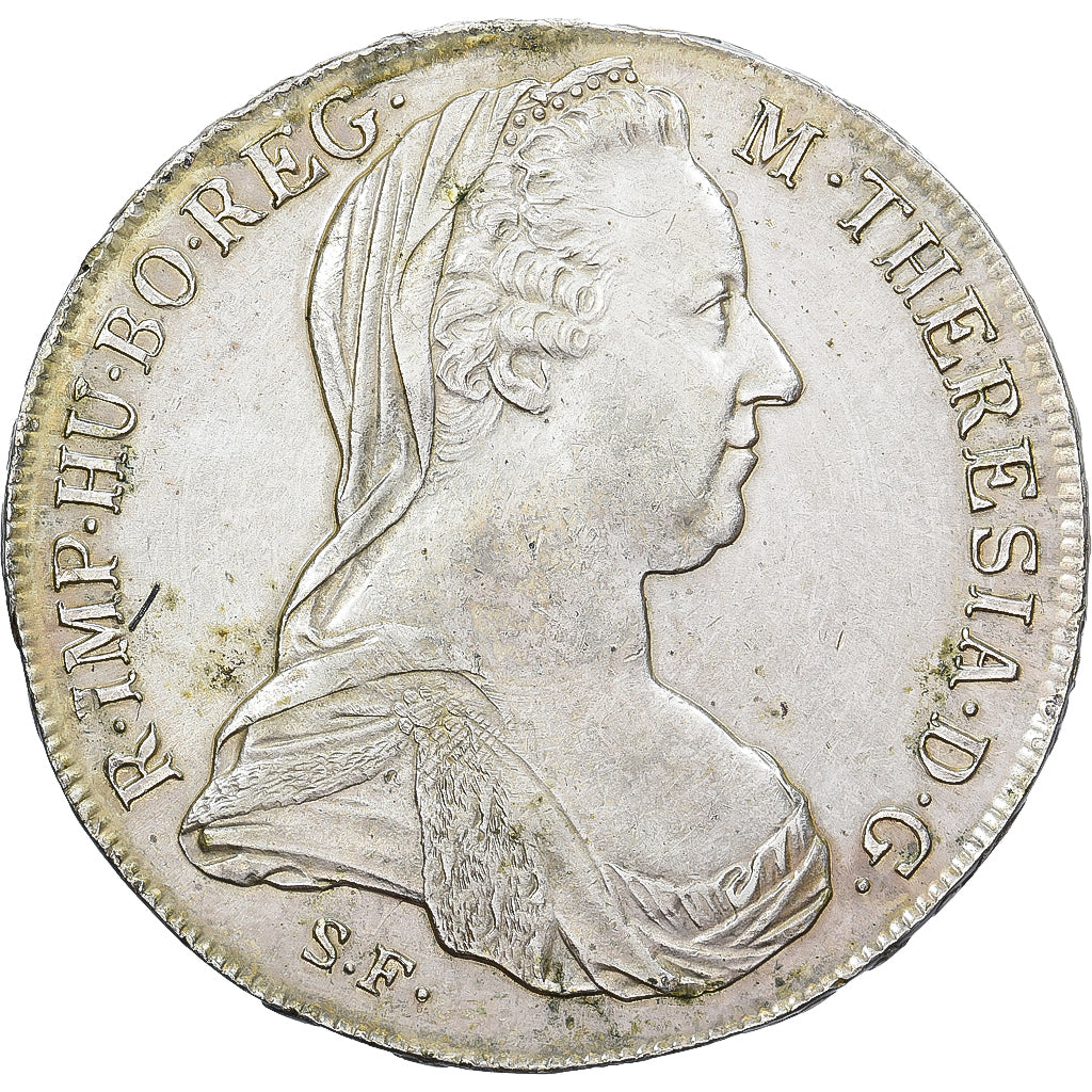 Austria, Maria Theresa, Thaler, 1780, Vienna, Restrike, Silver, VF(30-35)