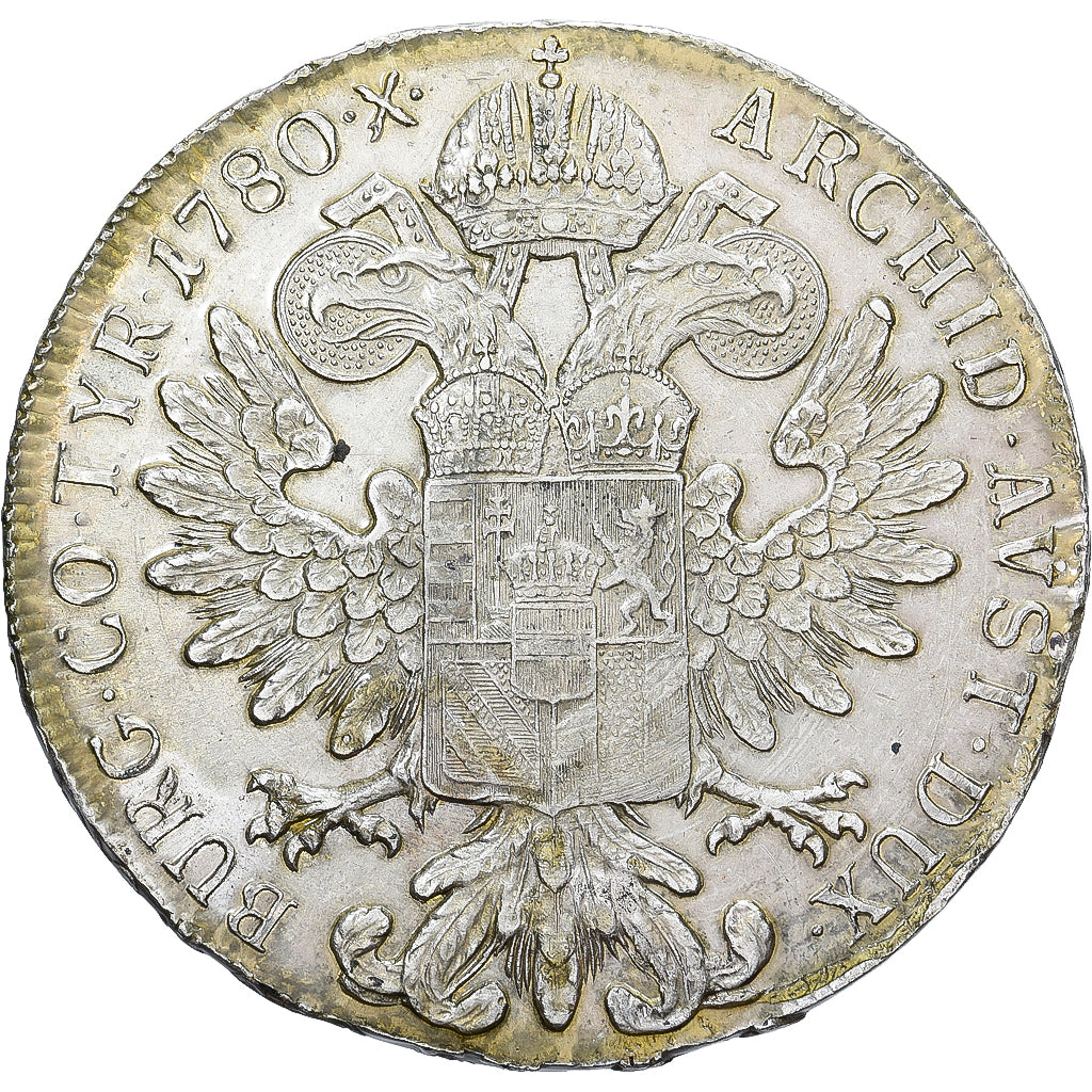 Austria, Maria Theresa, Thaler, 1780, Vienna, Restrike, Silver, VF(30-35)