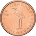 Slovenia, 1 Centime, 2007, Lisbon, Acier plaqué cuivre, SPL, KM:68