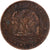 Moneta, Francia, 2 Centimes, 1862, Bordeaux, MB+, Bronzo, KM:796.6