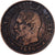 Francia, 2 Centimes, 1856, Bordeaux, Bronzo, MB+, KM:796.6