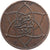 Moneda, Marruecos, Yusuf, 10 Mazunas, AH 1330, bi-Bariz, Paris, MBC, Bronce