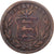 Guernsey, 8 Doubles, 1864, Heaton, Copper, VF(30-35), KM:7