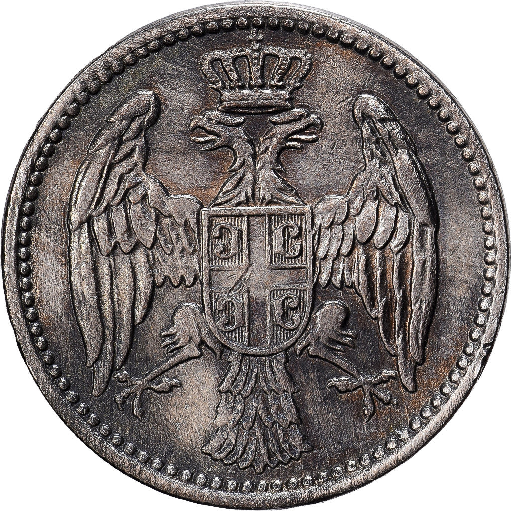 Servië, 5 Para, 1912, Cupro-nikkel, ZF+