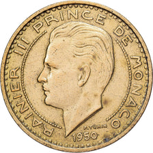 Monaco, 50 Francs, 1950, Aluminum-Bronze, EF(40-45)