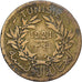Tunisië, 1 Franc, 1921, Aluminum-Bronze, FR+