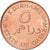 Qatar, Hamad bin Khalifa, 5 Dirhams, 2006, MUNZE OSTERREICH, Bronze, MS(63)