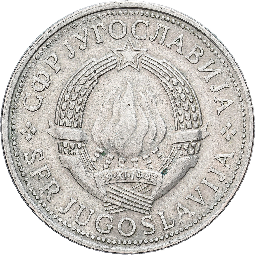 Yugoslavia, 5 Dinars, 1972, Belgrade, Níquel, MBC+, KM:58
