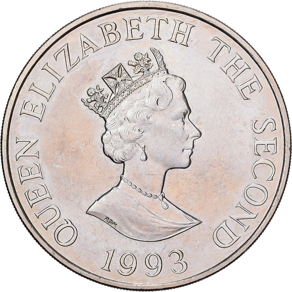 Guernsey, 2 Livres, 1993, Royal Mint, Couronnement de la Reine Elizabeth