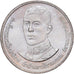 Thailandia, 2 Baht, 1988, Cupronickel, SPL-