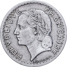 Moneda, Francia, Lavrillier, 5 Francs, 1948, Paris, MBC, Aluminio, KM:888b.1