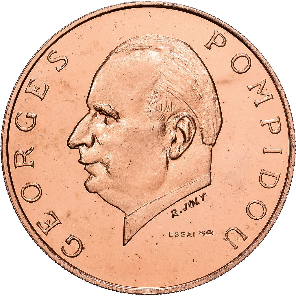 Gabão, 5000 Francs, 1971, Paris, ENSAIO, Cobre-Alumínio-Níquel, MS(60-62)