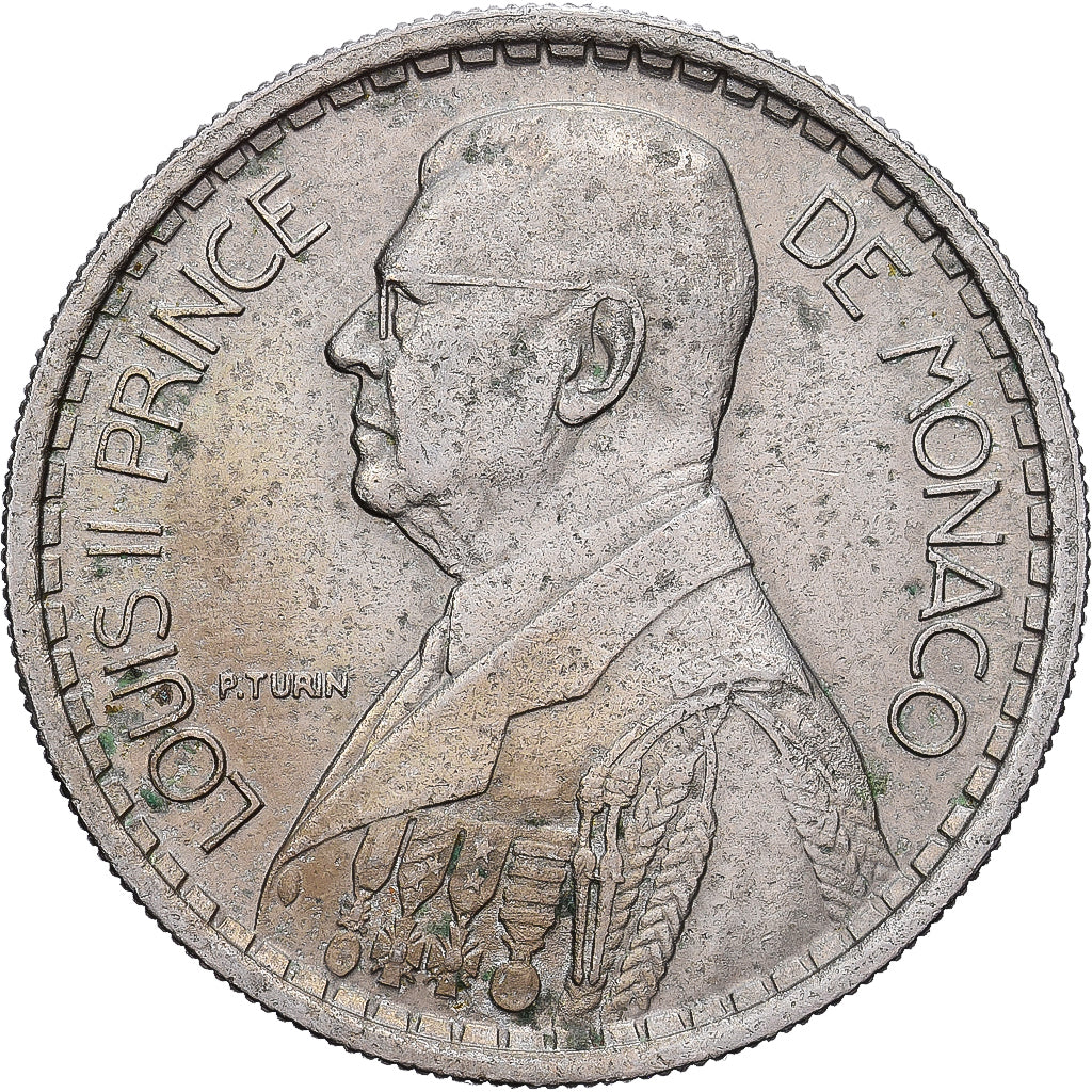 Monaco, 10 Francs, 1946, Copper-nickel, EF(40-45), Gadoury:MC136, KM:123