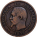 França, Token, Napoléon III, visite de la ville de Lille, 1853, VF(30-35)