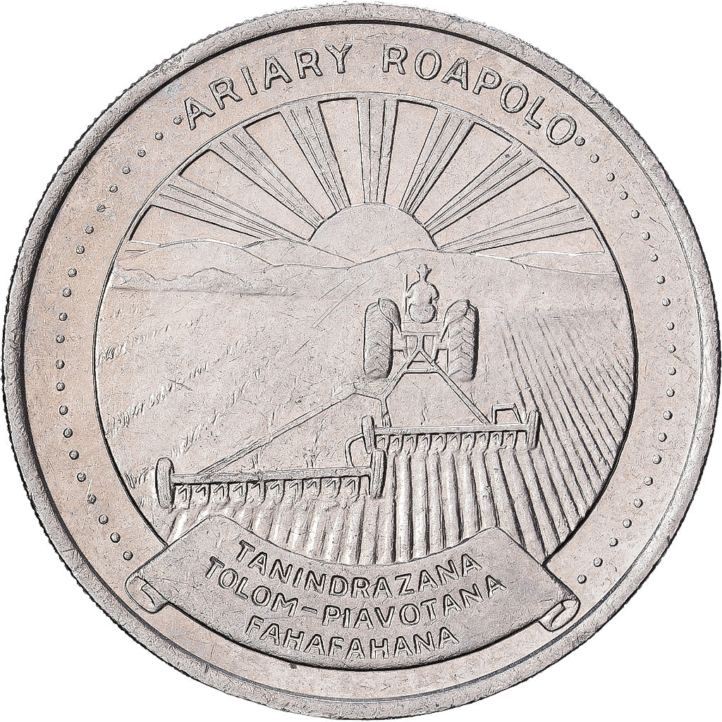 Madagascar, 20 Ariary, 1978, British Royal Mint, Níquel, MBC, KM:14