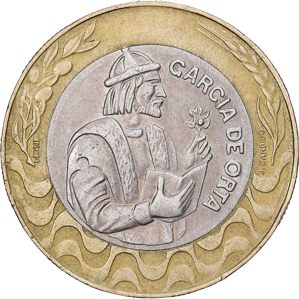 Moneta, Portugal, 200 Escudos, 1991, EF(40-45), Bimetaliczny, KM:655