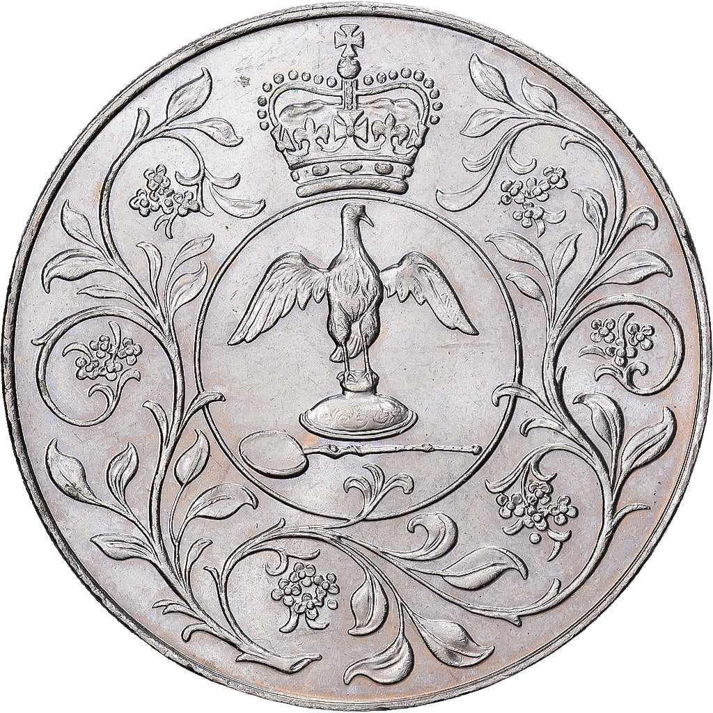 Wielka Brytania, Elizabeth II, 25 New Pence, 1977, Miedź-Nikiel, EF(40-45)