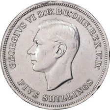 Gran Bretaña, George VI, 5 Shillings, 1951, Cobre - níquel, MBC