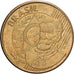 Brasil, 25 Centavos, 2005, Aço Cromado a Bronze, VF(30-35), KM:650
