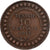 Tunisia, Muhammad al-Nasir Bey, 10 Centimes, 1917, Paris, Bronze, VF(30-35)