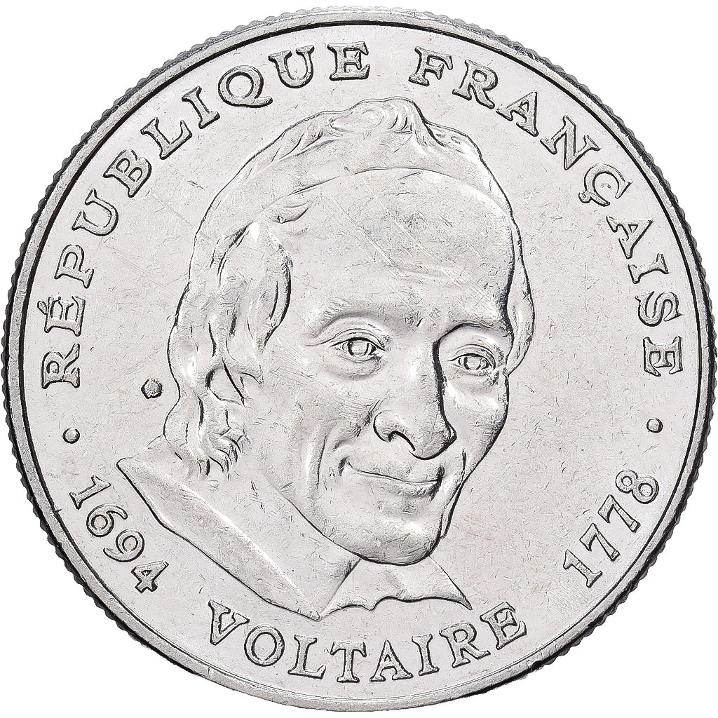 Frankreich, 5 Francs, Voltaire, 1994, Pessac, Nickel Clad Copper-Nickel, SS