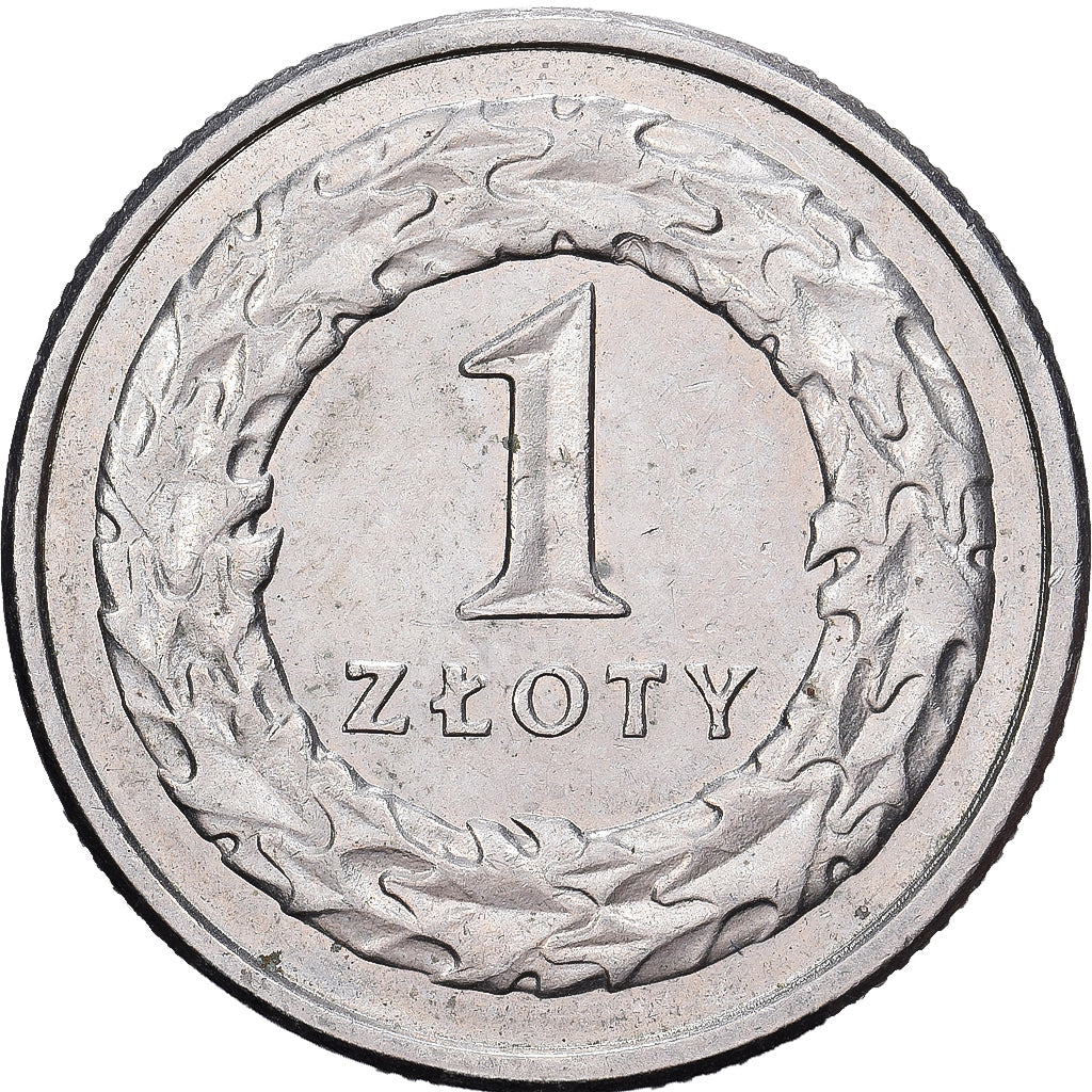 Polonia, Zloty, 1995, Warsaw, Rame-nichel, MB+, KM:282