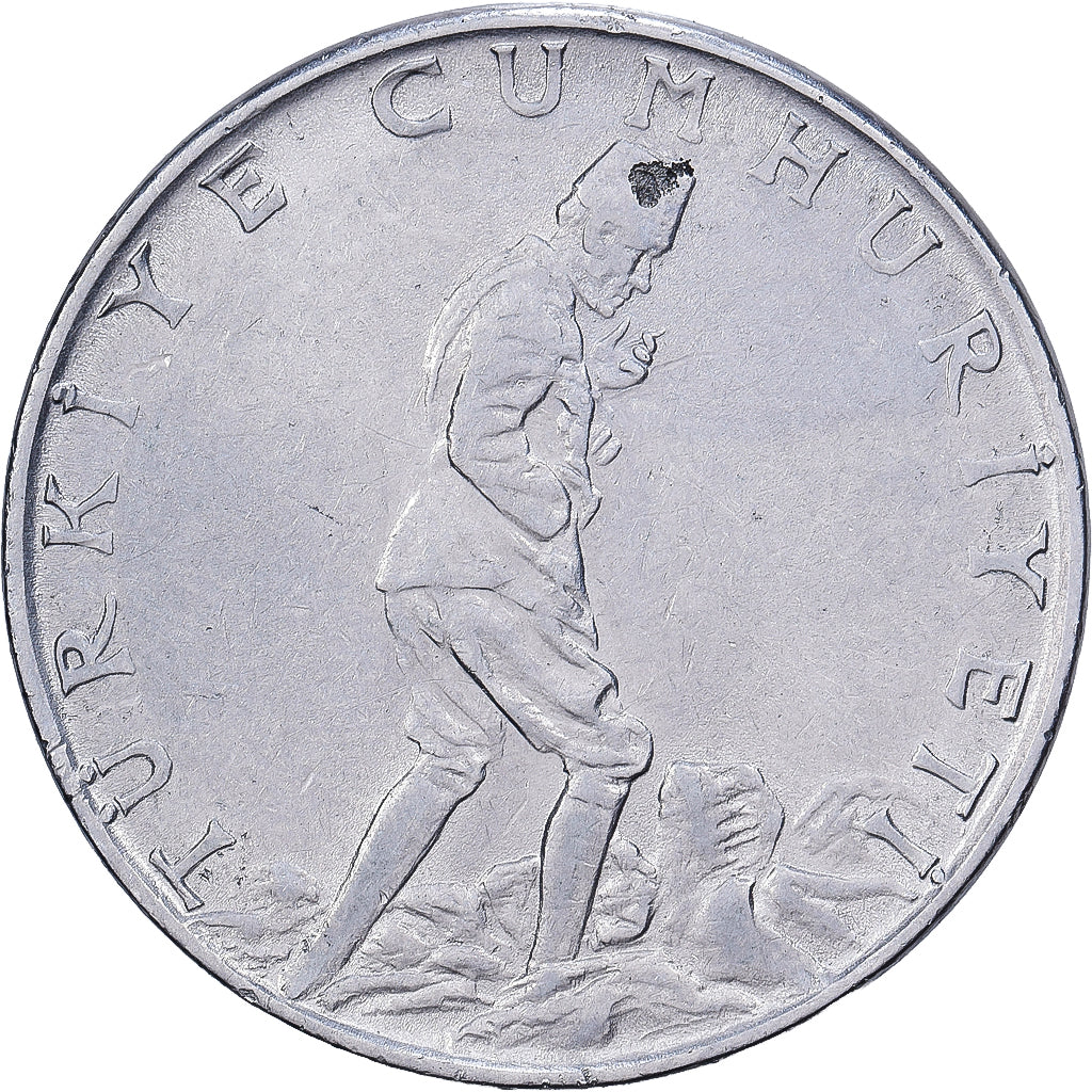Turkey, 2-1/2 Lira, 1967, Istanbul, Stainless Steel, EF(40-45), KM:893.2