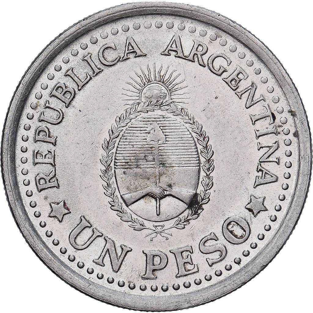 Argentinien, Peso, 1960, Nickel Clad Steel, SS, KM:58