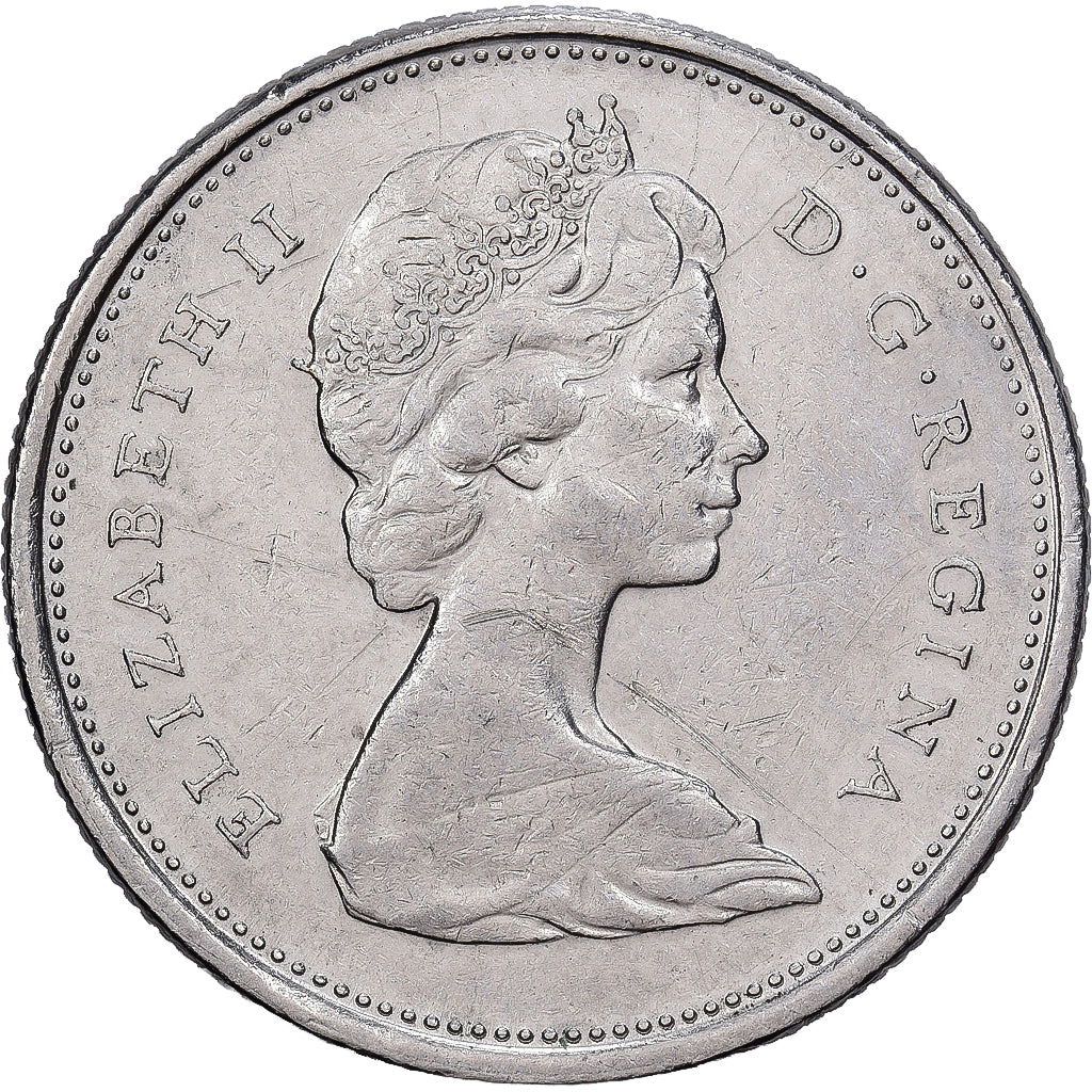 Canada, Elizabeth II, 25 Cents, 1974, Royal Canadian Mint, Proof, Nikiel