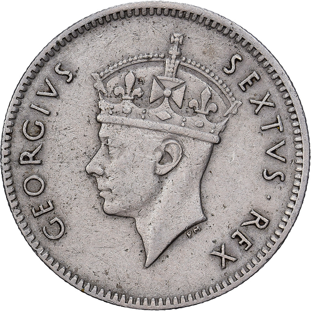 British East Africa, George VI, 50 Cents, 1949, Kupfer-Nickel, SS, KM:30