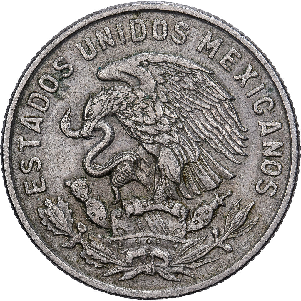 Messico, 50 Centavos, 1968, Mexico City, Rame-nichel, BB+, KM:452