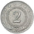 Yugoslavia, 2 Dinara, 1974, Belgrade, Níquel, MBC, KM:57
