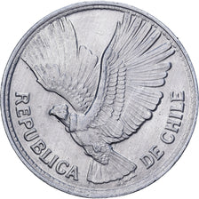 Chile, 5 Pesos, 1956, Casa da Moeda, Aluminum, AU(50-53), KM:180