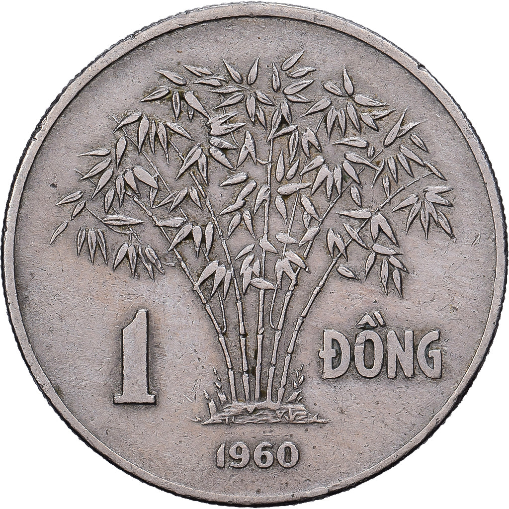 Wietnam, Dong, 1960, Royal Mint, Miedź-Nikiel, EF(40-45), KM:5
